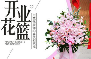 辽宁辽阳宏伟区新村街道花篮配送